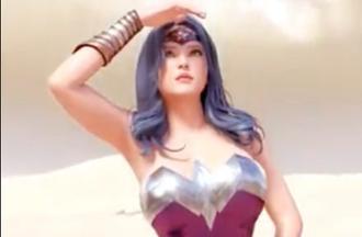  扶她超女激战神奇女侠！3D巨臀狂野盛宴 