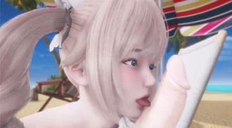 原神芭芭拉M M D：纯真巨乳偶像沦陷，被猛操成荡妇，淫穴狂吞内射高潮 3D